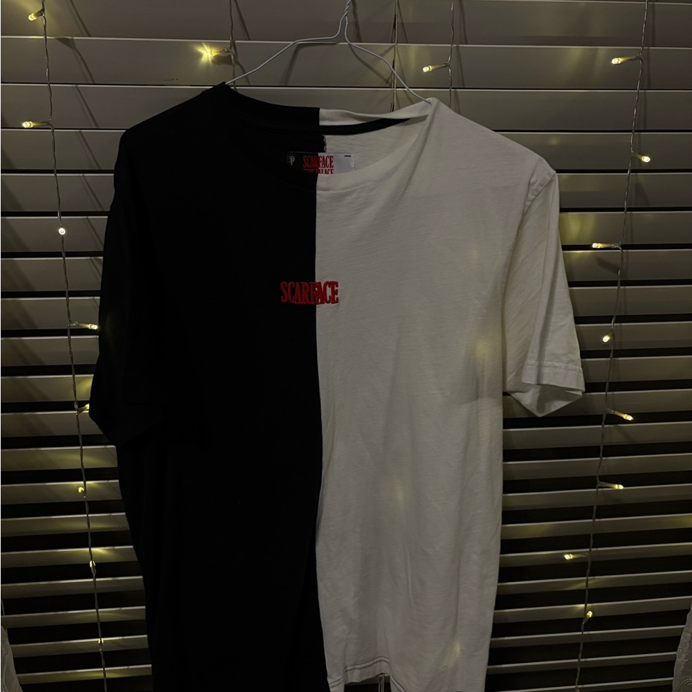 PALACE Black and White Short Sleeve Tees